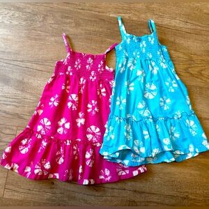 FADED GLORY |  3T | Pink and Blue Cotton Dresses